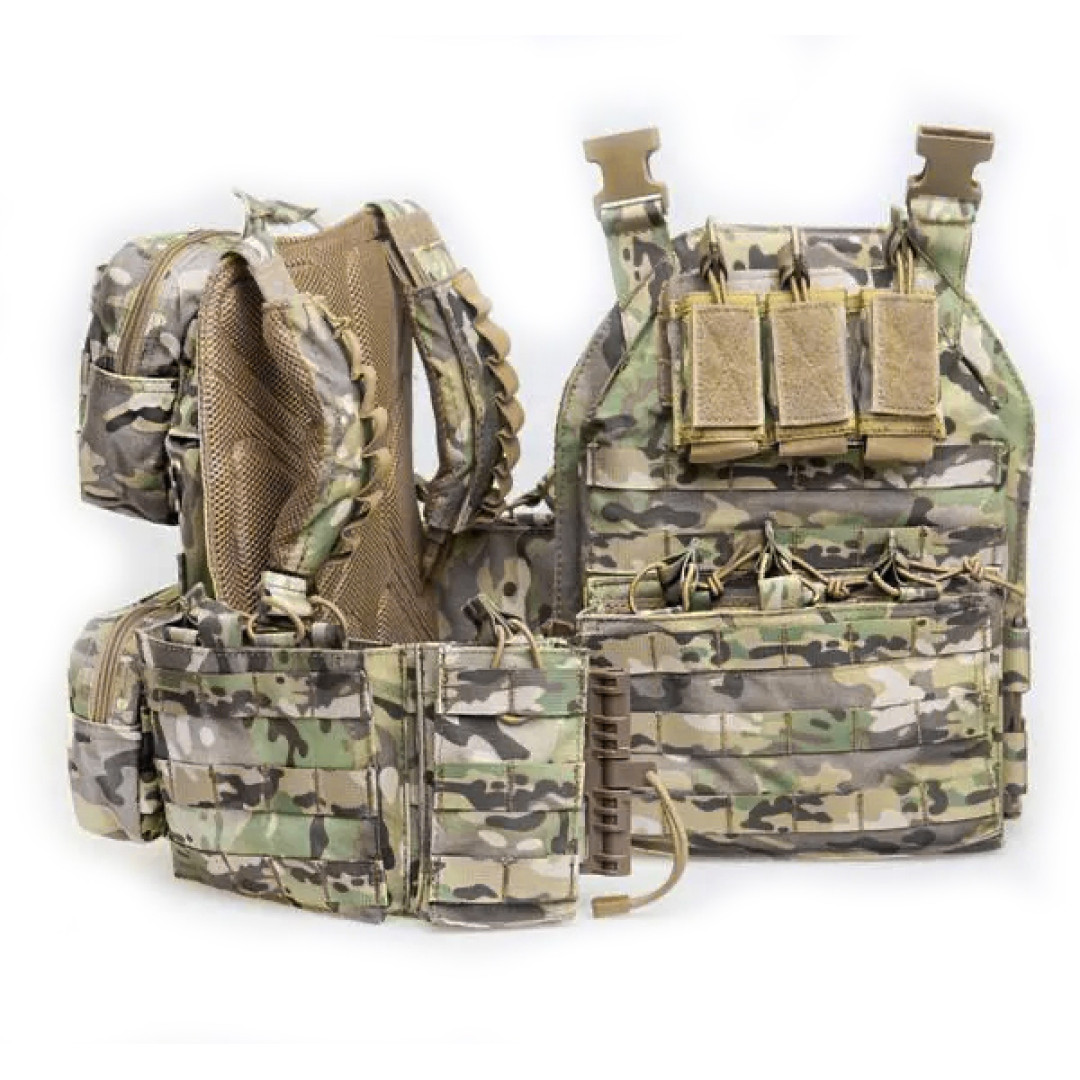 Plate carrier-tactical military vest Yakeda Multicam