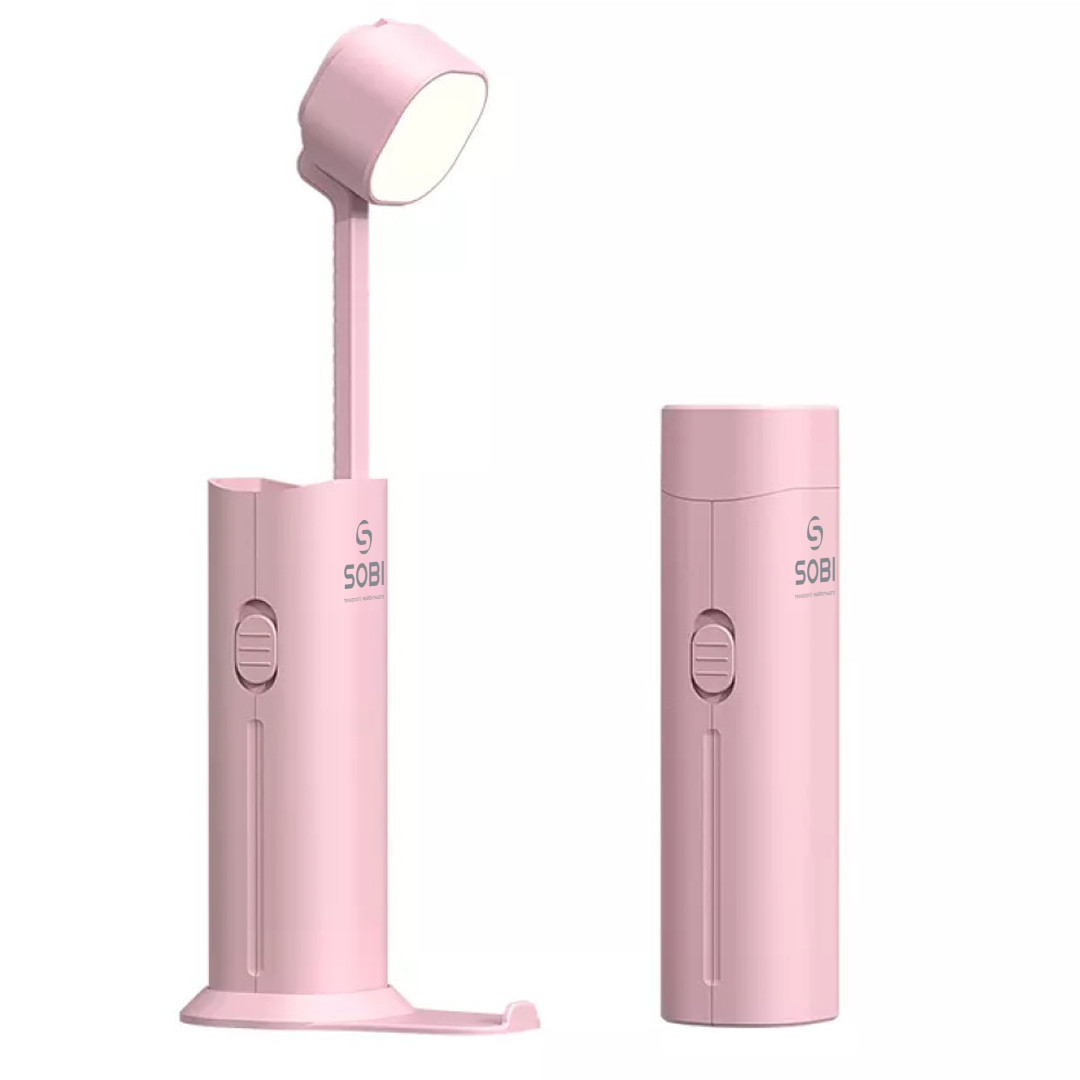Power Bank Лампа Sobi D16 Pink 5000 mAh