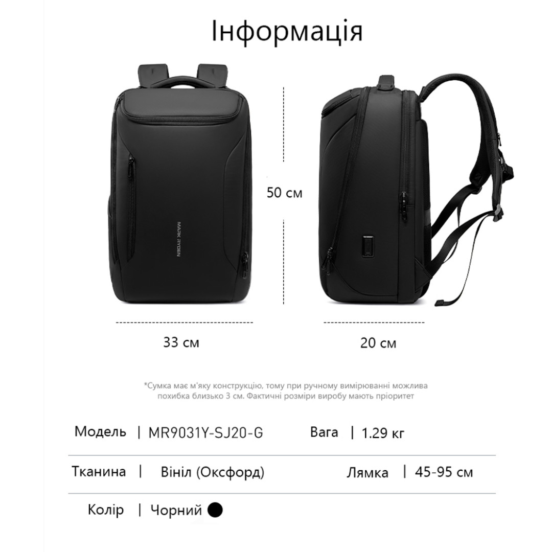 Рюкзак Mark Ryden  X-Ray Grid Black