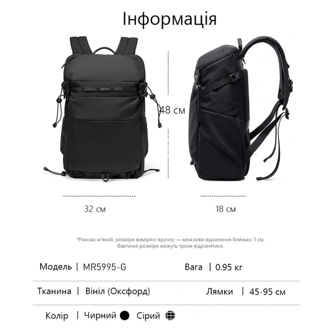 Рюкзак Mark Ryden Pulsar MR9559 Black