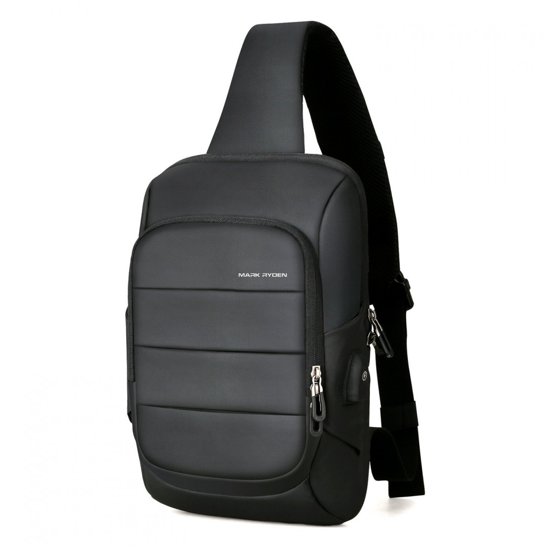 Рюкзак с одной лямкой Mark Ryden Miniturtle MRK9084 Black