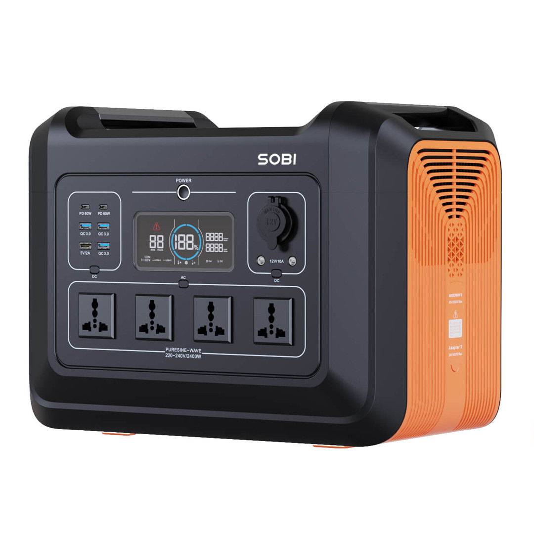 Портативная зарядная станция Sobi 2400W (697500mAh; 2232Wh)