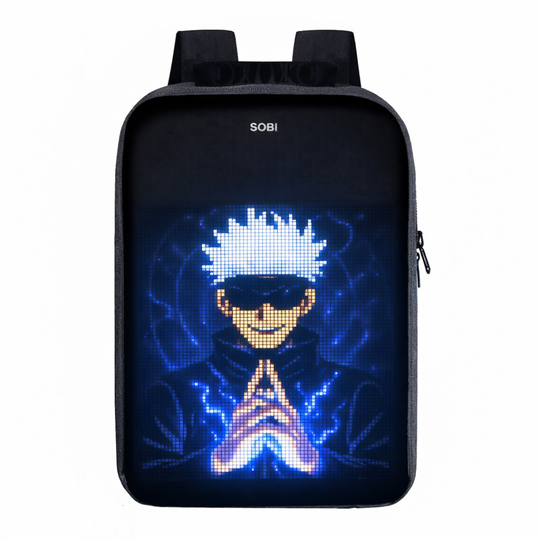 Backpack Sobi Pixel Max SB9703 Black with LED screen 