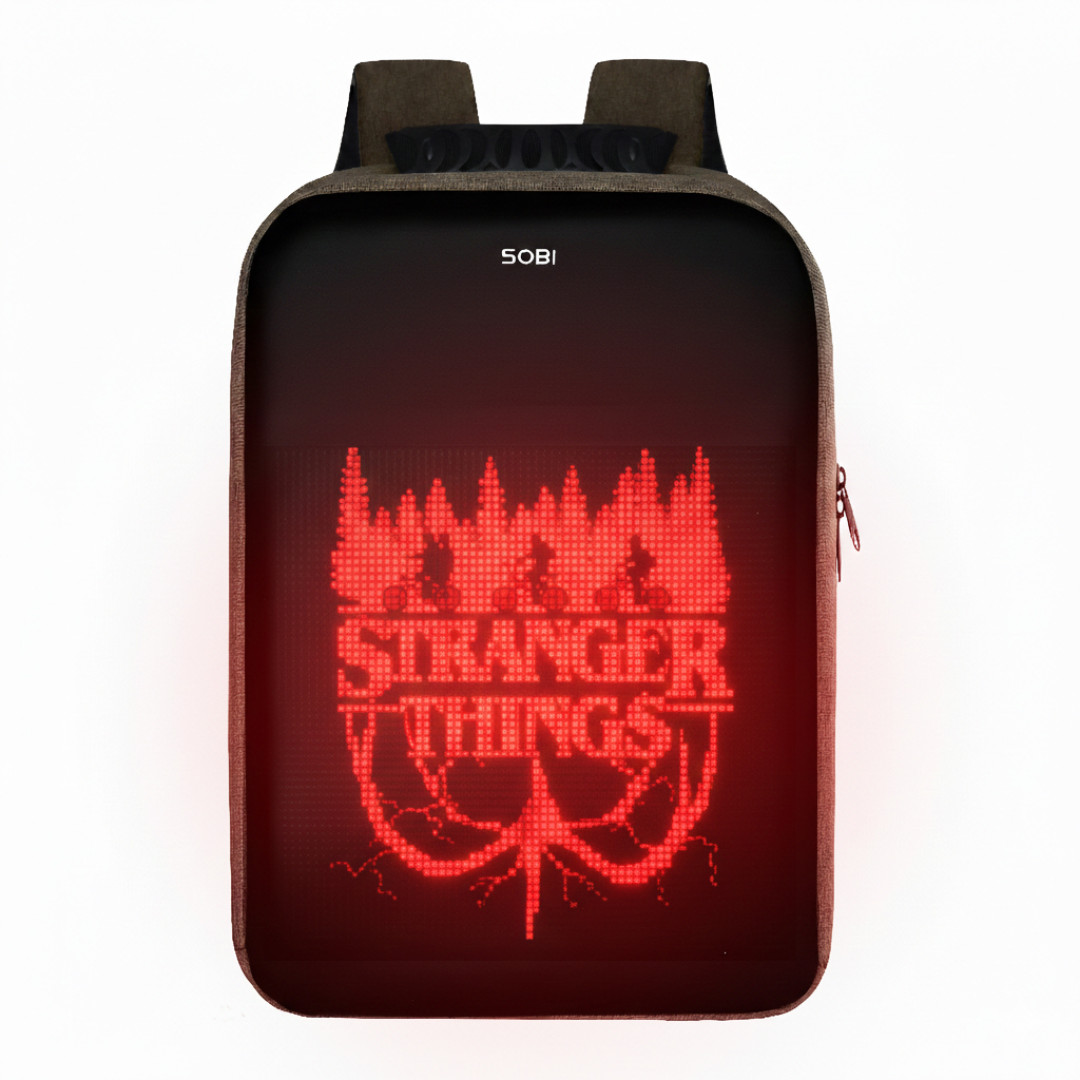 Рюкзак Sobi Pixel Max SB9703 Green с LED экраном