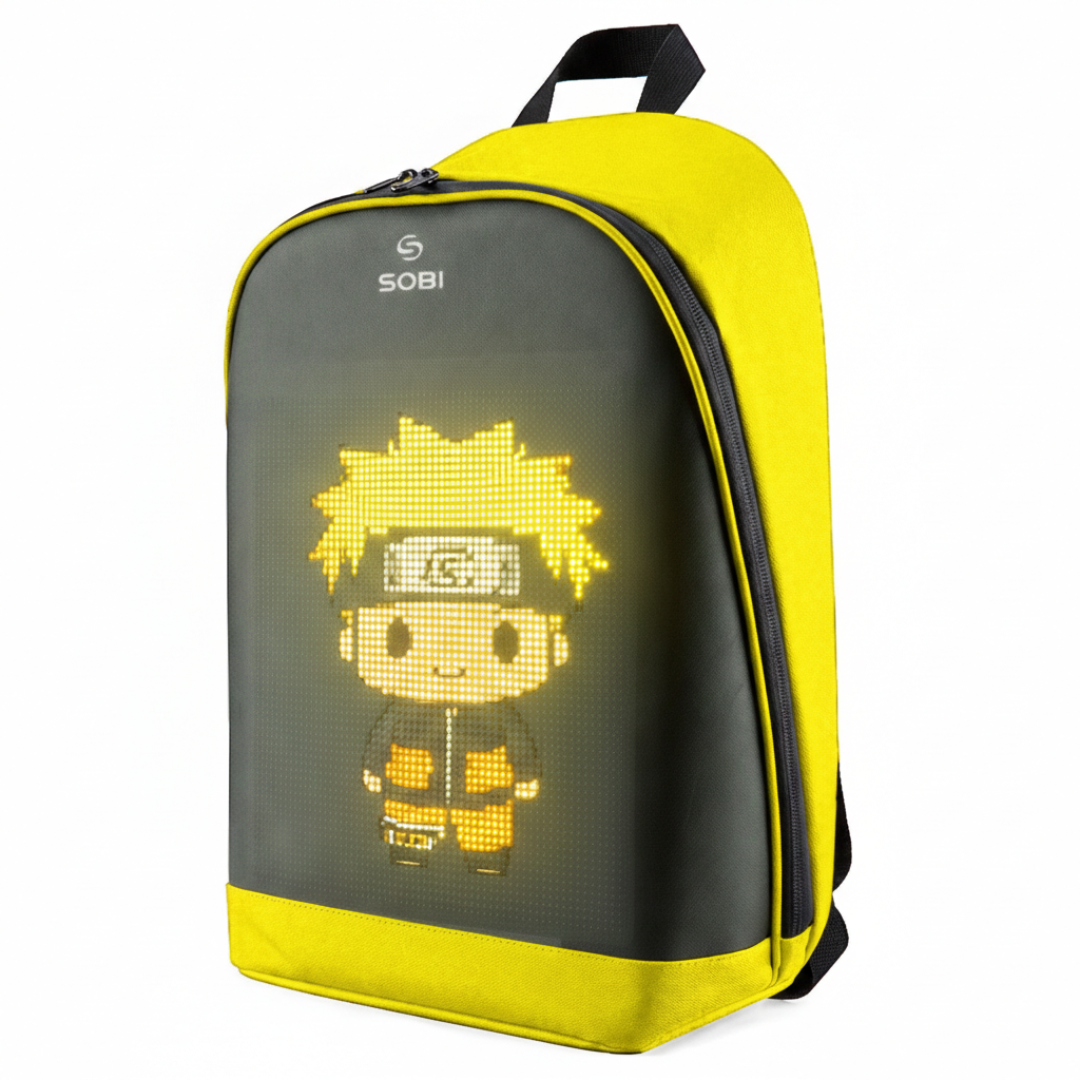 Рюкзак Sobi Pixel Plus SB9707 Yellow з LED екраном
