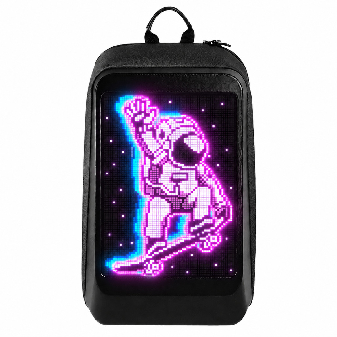 Backpack Sobi Pixel Pro SB9708 Black with LED screen 