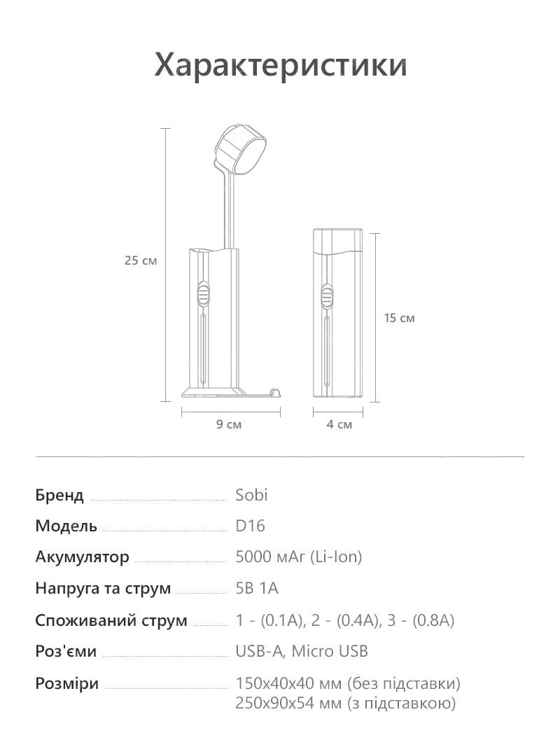 Sobi D16 5000 mAh