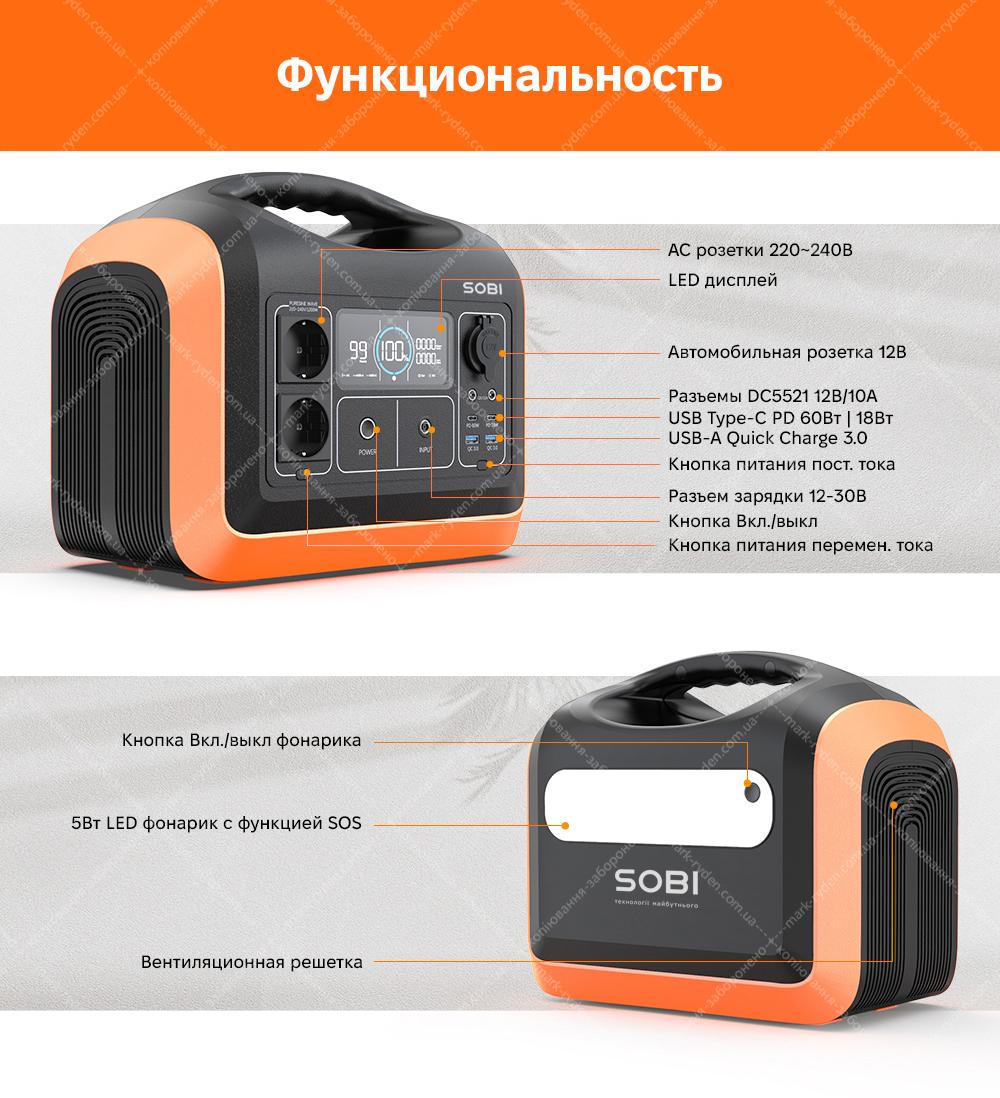 Portable power station Sobi 1200W