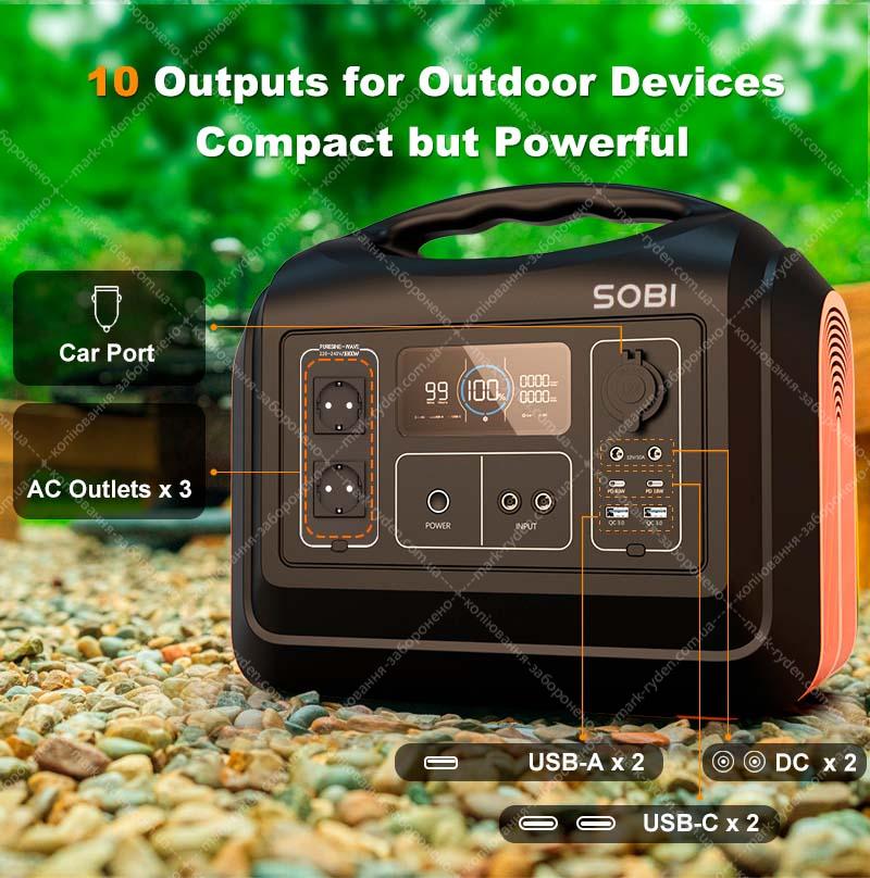 Portable power station Sobi 1800W